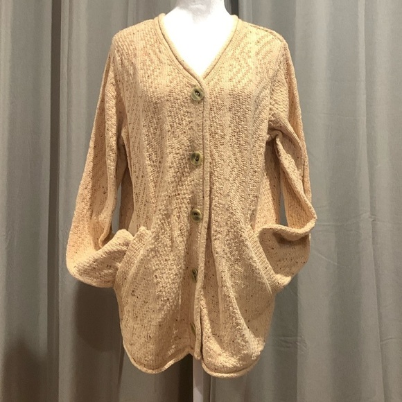 Cabela’s V-Neck Button Down Knit Sweater Size Large - Picture 6 of 17